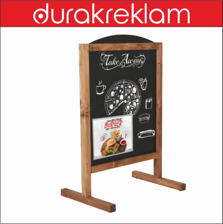 Ahşap Maki Menü Panosu