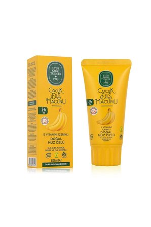 Eyüp Sabri Tuncer Doğal Muz Özlü 2-6 Yaş Çocuk Diş Macunu 60 Ml X 3 Adet