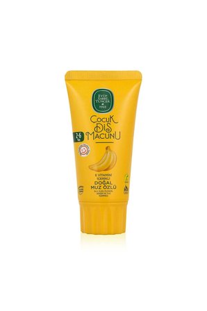 Eyüp Sabri Tuncer Doğal Muz Özlü 2-6 Yaş Çocuk Diş Macunu 60 Ml X 3 Adet