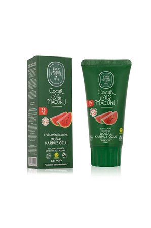 Eyüp Sabri Tuncer Doğal Karpuz Özlü 2-6 Yaş Çocuk Diş Macunu 60 Ml X 3 Adet