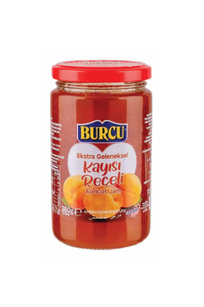 Burcu Ekstra Geleneksel Kayısı Reçeli 380 gr (Meyve Oranı %45) x 3 Adet