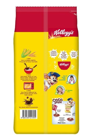 Kellogg's Coco Pops Çikolatalı Buğday ve Mısır Gevreği 1200 gr x 2 Adet
