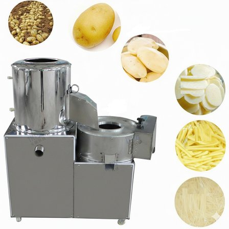 Dalle DL-XCD40 Patates Yıkama,Soyma Ve Dilimleme Makinesi