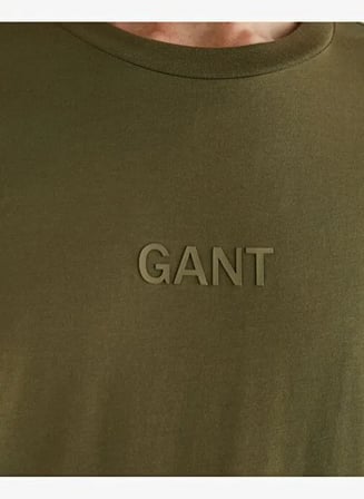 Gant Saf Pamuk Oversize Fit Bisiklet Yaka Erkek Tişört %100 Pamuk Haki XL Gant Saf Pamuk Oversize Fit Bisiklet Yaka Erkek Tişört %100 Pamuk Haki M