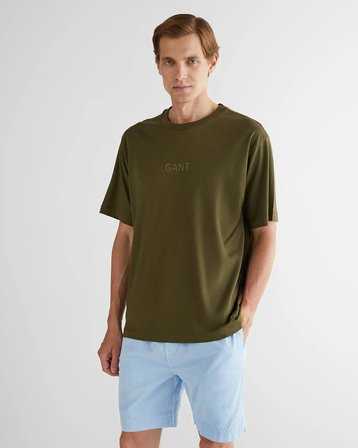 Gant Saf Pamuk Oversize Fit Bisiklet Yaka Erkek Tişört %100 Pamuk Haki XL Gant Saf Pamuk Oversize Fit Bisiklet Yaka Erkek Tişört %100 Pamuk Haki M
