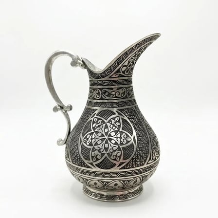 Aura Copper Dövme Bakır Ördek Sürahi 2 L 1 mm 23 cm El Yapımı Sc-00010