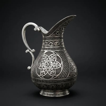 Aura Copper Dövme Bakır Ördek Sürahi 2 L 1 mm 23 cm El Yapımı Sc-00010