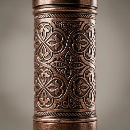 Aura Copper Nostaljik Manuel Kahve Karabiber Değirmeni 22 cm Bakır Öğütücü - DC-00004-Eskitme Bakır