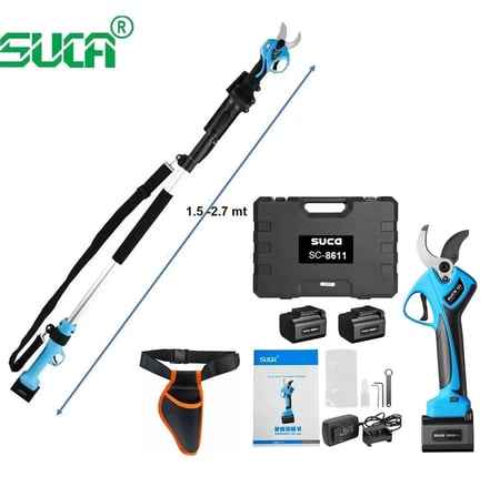 Suca SC 8611A Uzatma Aparatlı Akülü Budama Makası 2.7 mt
