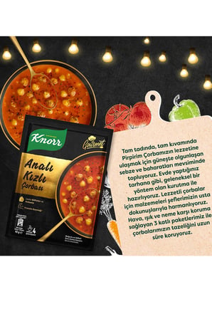 Knorr Gurme Analı Kızlı Çorbası 92 gr