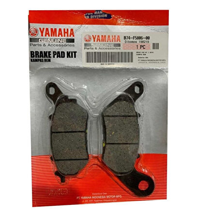 Yamaha Xmax 250-300 Arka Fren Balatası Orjinal 2018-2023_Supermoto