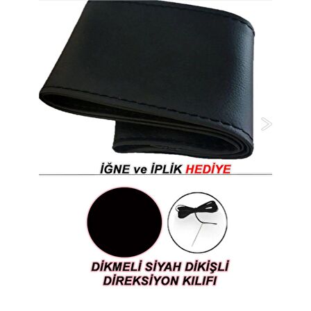 DODGE NITRO uyumlu araç,oto direksiyon kılıfı siyah dikiş