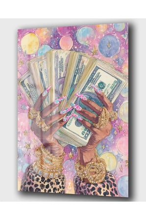 MANİFEST DOLAR DEKOR CAM TABLO