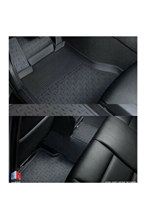 Volkswagen Passat B8 Uyumlu Paspas 2015 Sonrası 4d Havuzlu Paspas Siyah