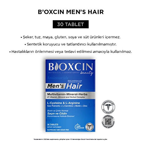 Bioxcin Beauty Men's Hair 30 Tablet