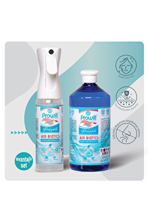 Air Biotics Sprey 300 ml Ve 1 Lt Avantajlı Set