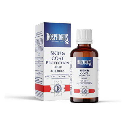 Köpekler için Deri ve Tüy Sağlığını Destekleyici Multivitamin Damla (Çinko&Biotin Complex) 50ml