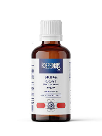 Köpekler için Deri ve Tüy Sağlığını Destekleyici Multivitamin Damla (Çinko&Biotin Complex) 50ml