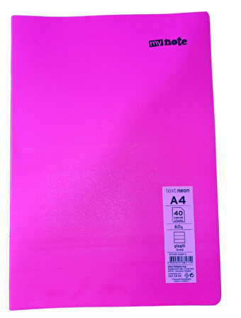 Mynote Text Neo Defter A4 40 Yp Çizgili