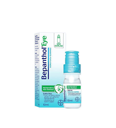 Bepanthol Eye Nemlendirici Göz Damlası Çoklu Doz 10ml