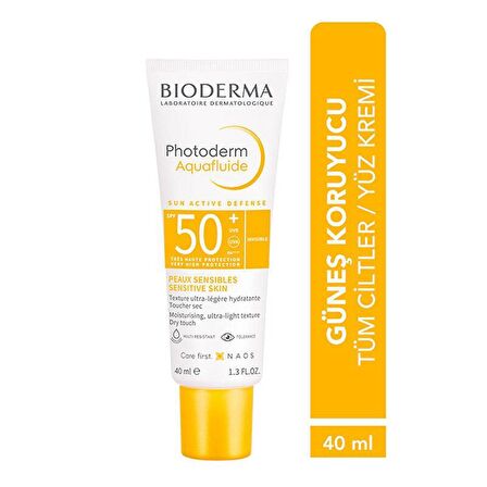 Bioderma Photoderm Aquafluide SPF50+ 40 ML- Sensibio H20 100 ML Hediye