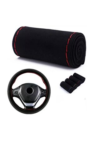 Vw Passat B8-b8,5 Alkantra Dikmeli Direksiyon Kılıfı 2015 Ve Sonrası