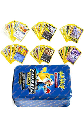 Pokemon 72li Oyun Kartı Metal Kutu Sun Moon Unbroken Bonds
