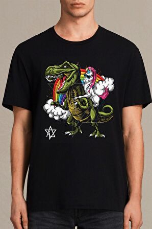 Erkek Siyah Eşek Ve Dinozor