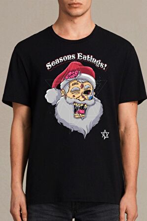 Erkek Siyah Trajikomik Tshirt