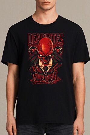 Erkek Siyah Şeytan Tişört