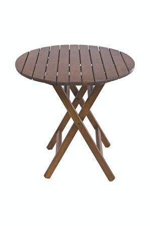Katlanır Ahşap Masa - 70 cm. Buzludja