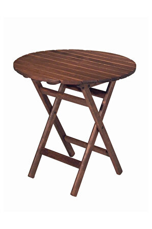 Katlanır Ahşap Masa - 60 cm. Buzludja