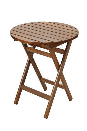 Katlanır Ahşap Masa - 60 cm. Buzludja