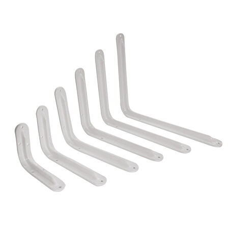 Beşel Ba306 Beyaz 12x14 Cm Lüks Raf Altı - 4 Adet