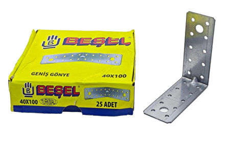 Beşel BA40100 40 Serisi 40x100 Mm Geniş Masa Gönye - 25 Adet