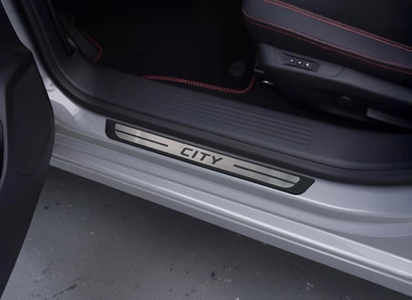 HONDA CITY Krom Kapı Eşik Koruması Tüm Modeller ile uyumlu 4 parça