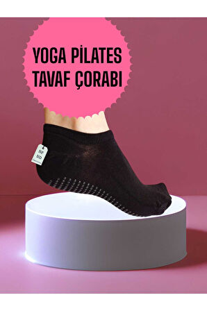 2 ÇİFT BABET ÇORAP GÖRÜNMEZ ÇORAP SPOR YOGA PİLATES SNEAKERS KAYMAZ SİLİKON TABAN 36-40 KREM SİYAH