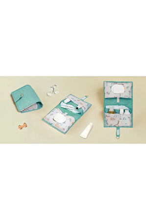 (3 ADET)Baby Alt Bakım Çantası - Bebek Alt Bakım Çantası 26*22*18 cm