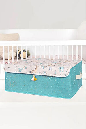 (2 ADET)Baby Çok Amaçlı Kapaklı Kutu Düzenleyici 50*38*19 cm