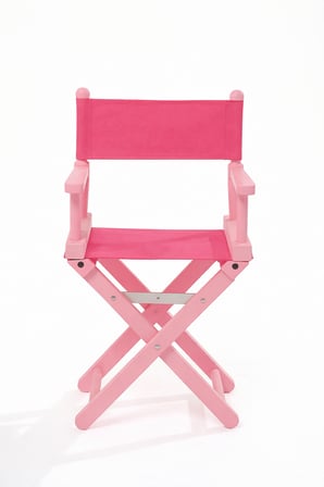 Babycino Pembe Ahşap Çocuk Sandalyesi