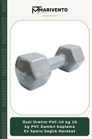 Özel Üretim PVC-10 kg 10 kg PVC Dambıl Kaplama Ev Sporu Sağlık Hareket