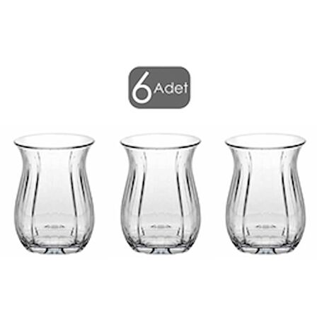 Paşabahçe 42741 Linka Bardak Takımı - Kulpsuz Bardak - 6 lı Çay Bardağı Seti 