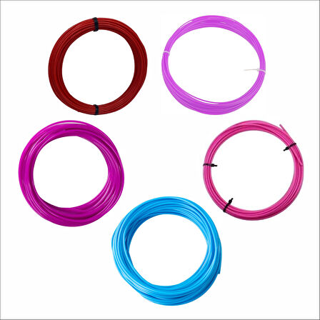 3D Kalem için Bahar Esintisi Filamentler(Açık Mavi,Lila,Eflatun,Pembe,Bordo) PLA Filament Seti