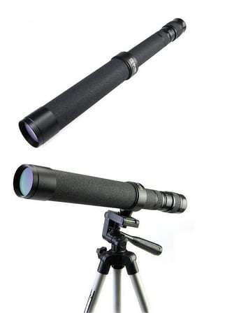 Baigish Zt8-24x40 Rus Model Zoomlu Deri Çantalı Tripot Bağlanan Tekli Dürbün