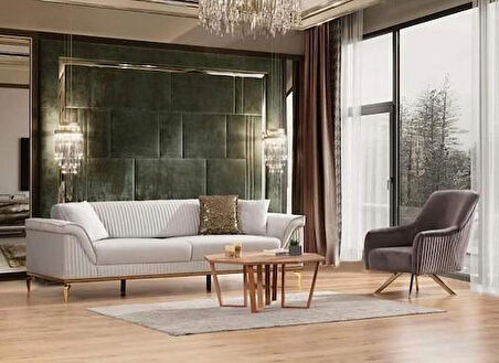 BAKÜ KOLTUK TAKIMI KAHVE (3+3+1)