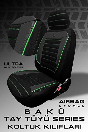 Wolkswagen Jetta Conforline - Hidline Sedan 2012-2020 Aracınıza Uyumlu Koltuk Kılıfı Tay Tüyü