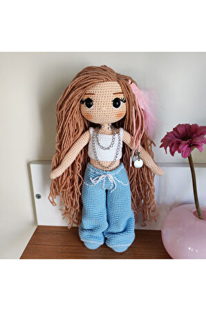 El Yapımı Amigurumi Oyuncak Bebek – Bohem Tarz