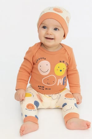 Üçlü Takım - Unisex Bebek