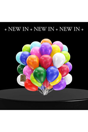 15 ADET BALON DOĞUM GÜNÜ PARTİ SÜS EĞLENCE 11 inç 28 cm METALİK KARIŞIK RENK HEDİYE