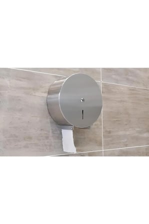 Jumbo Kağıt Havluluk Wc Kağıt Dispanseri Krom Jumbo Kağıtlık Duvara Monte Tuvalet Kağıtlığı